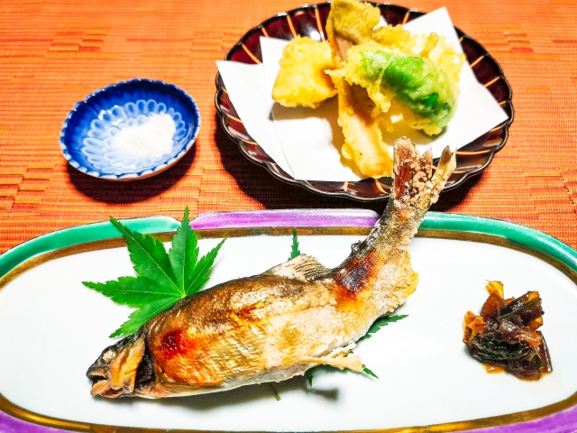 鮎の天ぷら